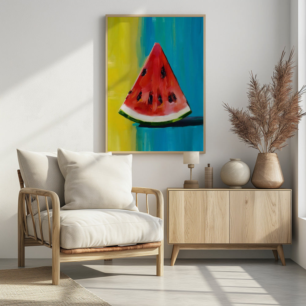 Watermelon Slice Poster