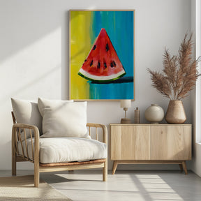 Watermelon Slice Poster