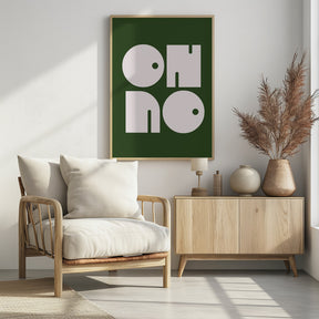 Oh No Green.psdratio 3x4 Print By Bohonewart Poster