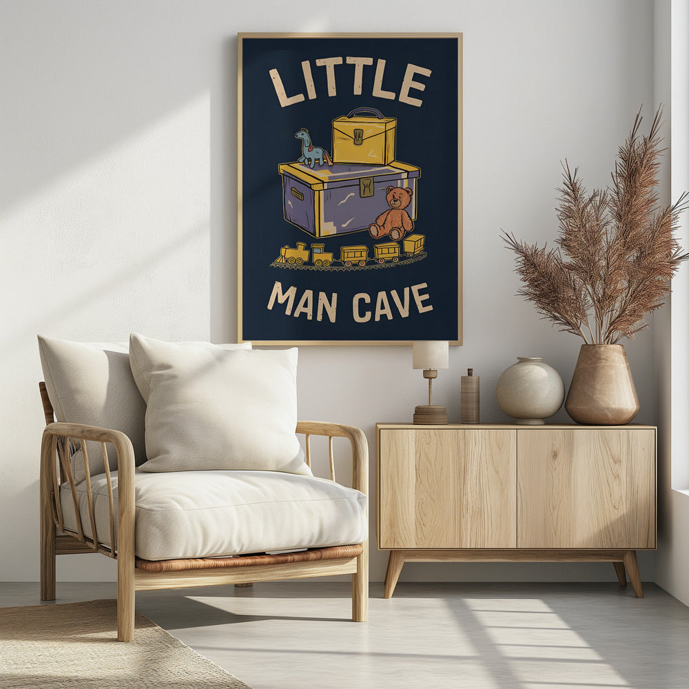 Little Man Cave Poster