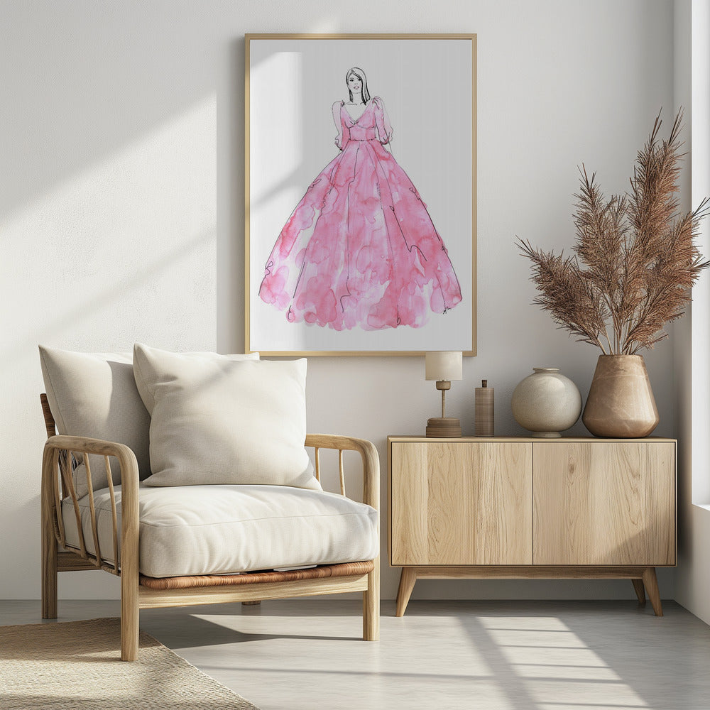 Fini fashion illustration Poster