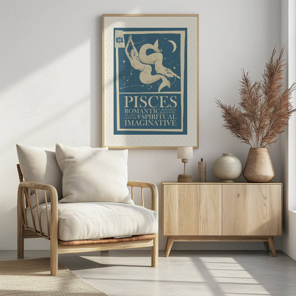 Pisces Print Poster