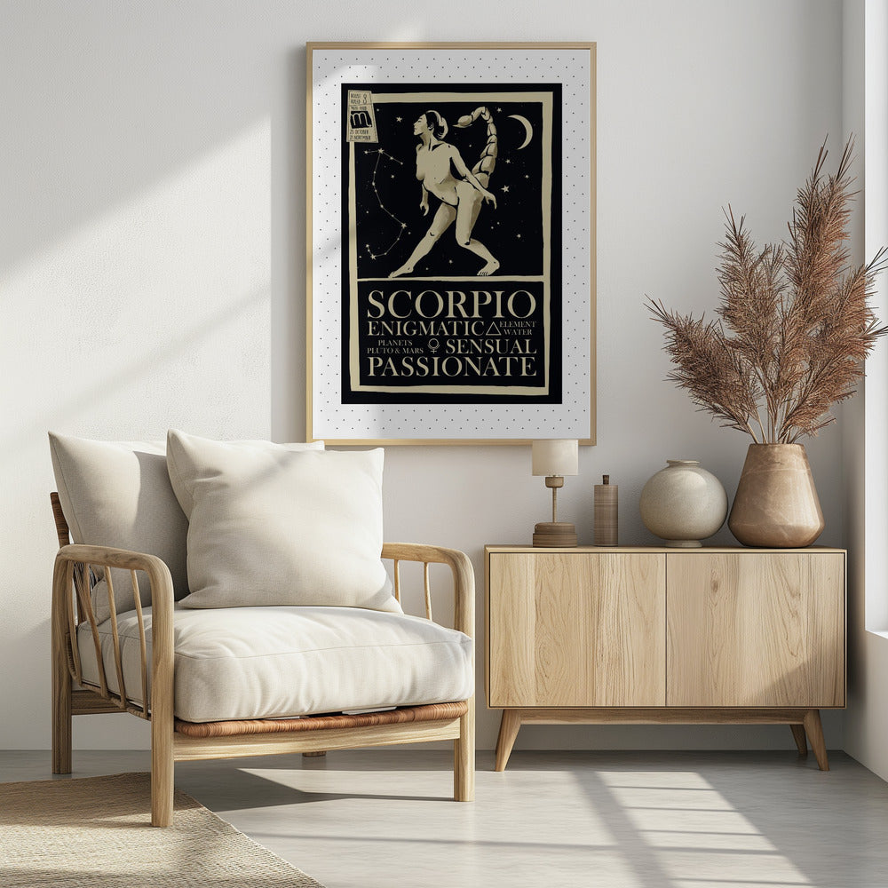 Scorpio Print Poster