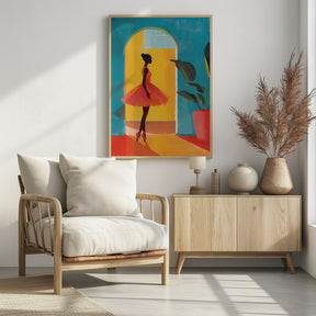 Caribbean Ballerina Poster