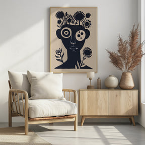 Flower Head Poster