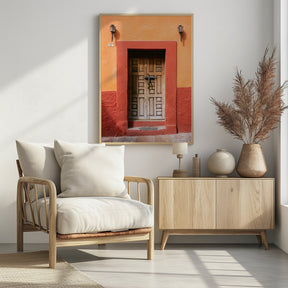 San Miguel de Allende Door | Mexico Travel Photography Poster