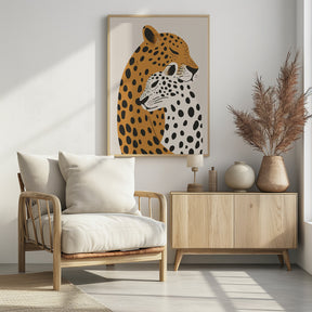 Leopard Mom Poster