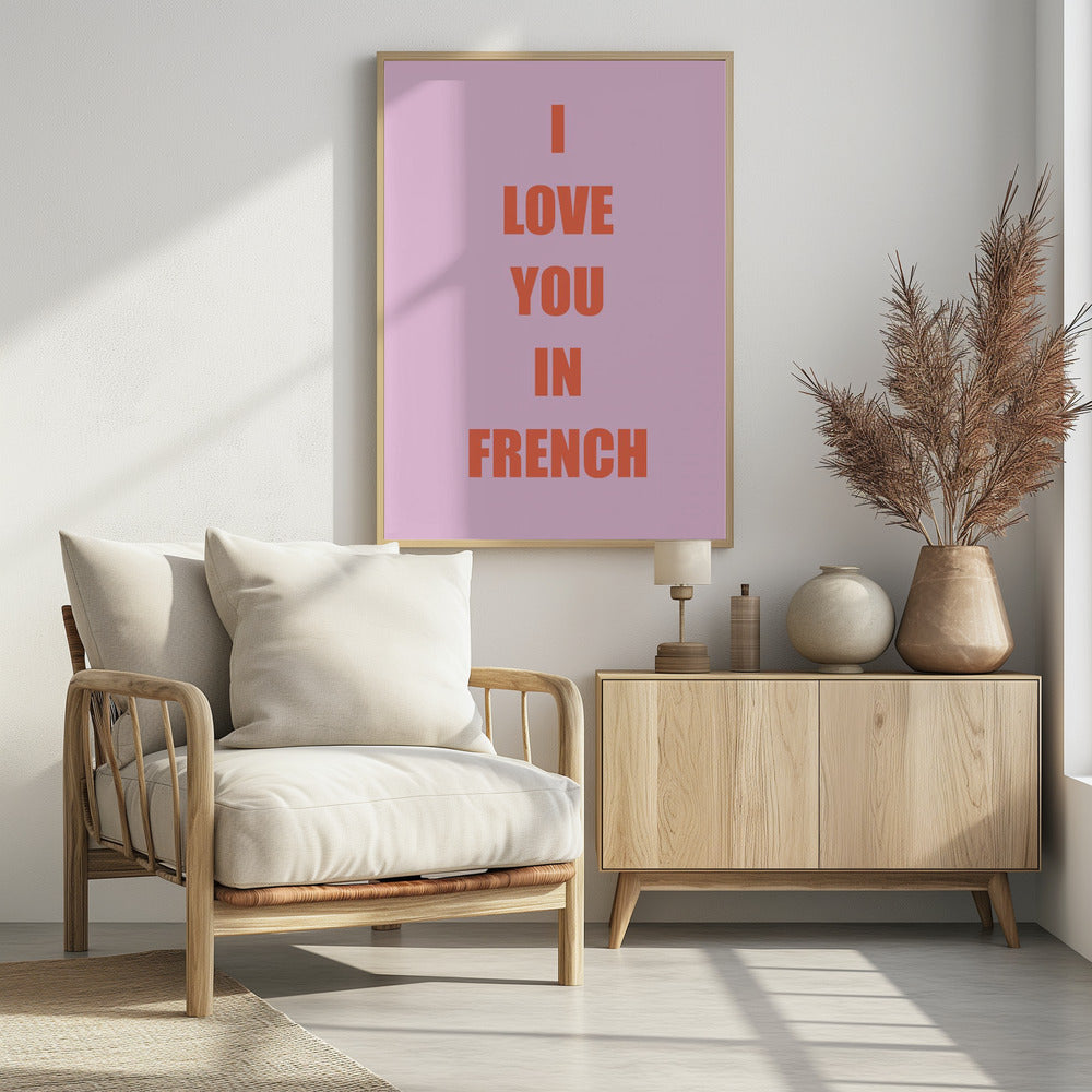 Frenchloveorange Ratioiso Poster