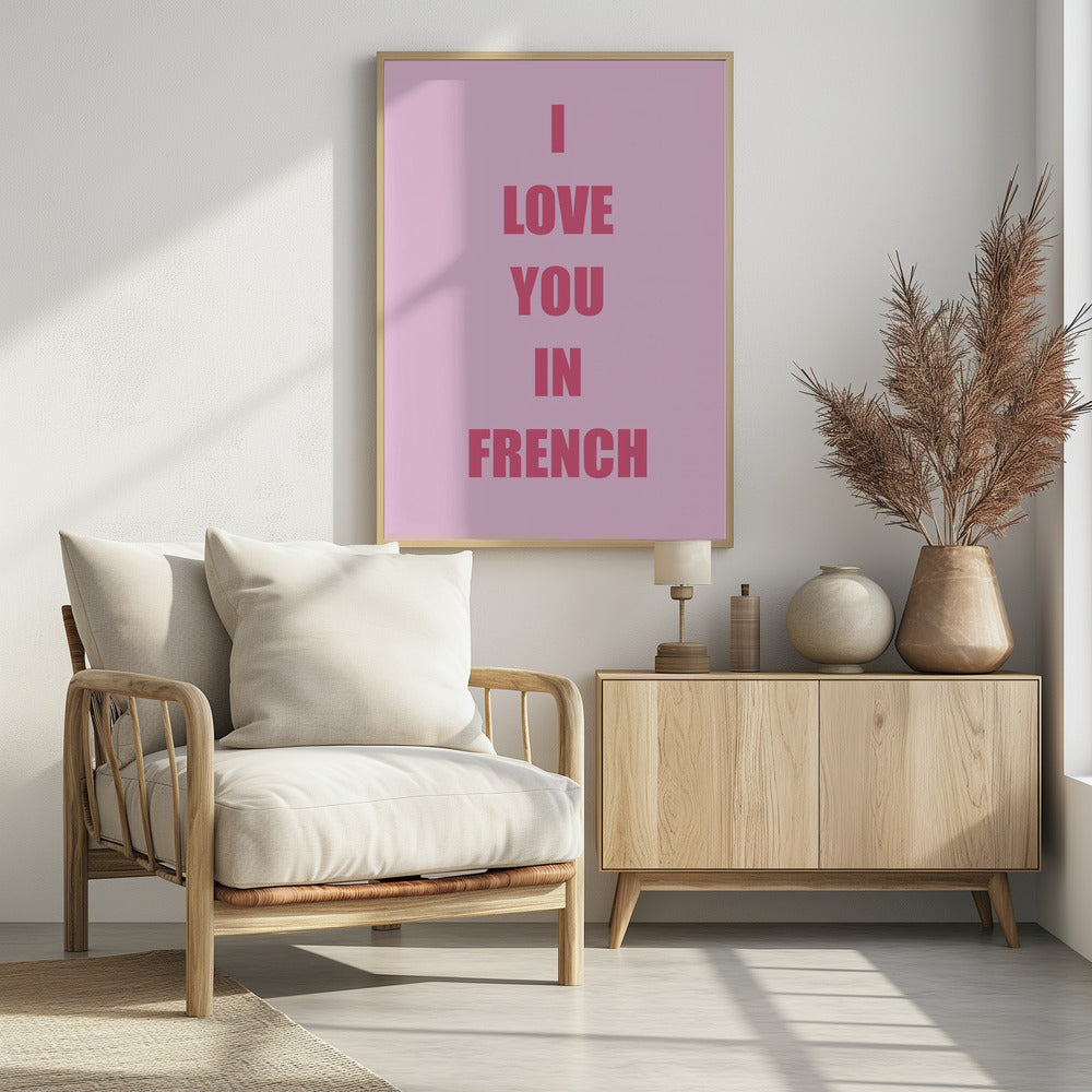 Frenchlovepink Ratioiso Poster