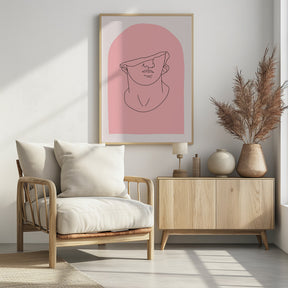 Aestheticmanpink Ratioiso Poster