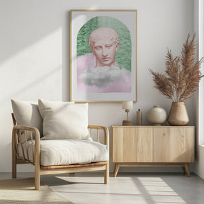 Ancientstatuepastel Ratioiso Poster