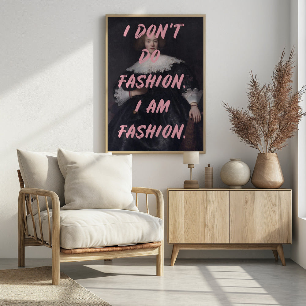 Iamfashionii Ratioiso Poster