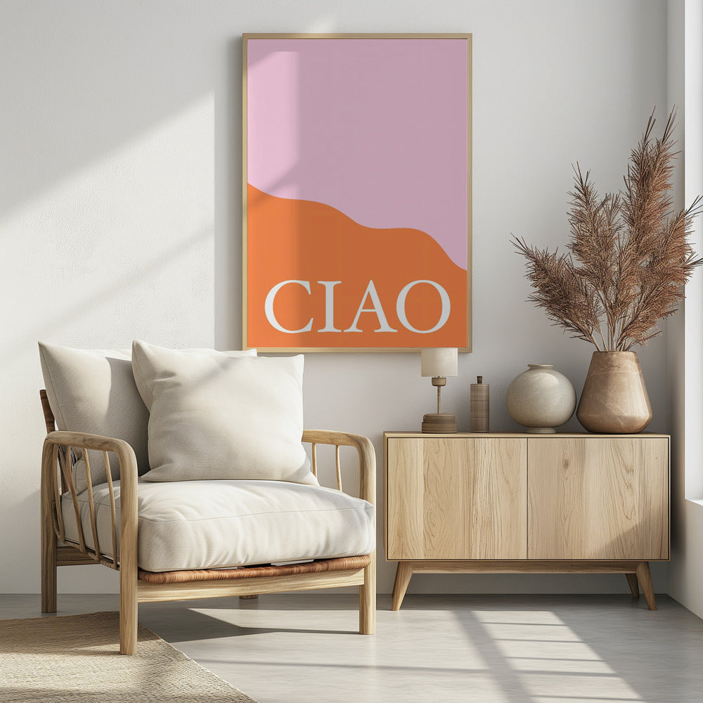 Ciaopinkorange Ratioiso Poster