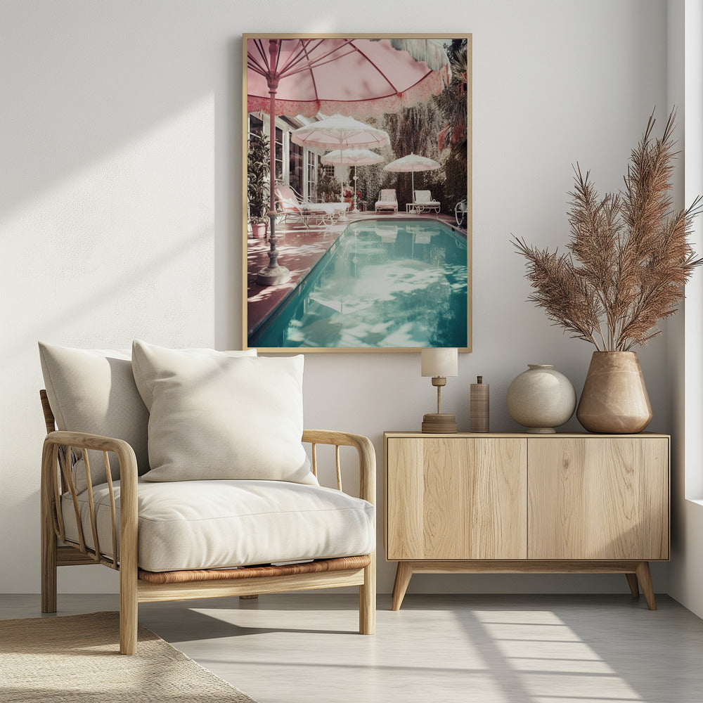 Glam Pool Life Poster