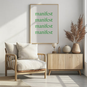 Manifestgreenbeige Ratio2x3 Poster