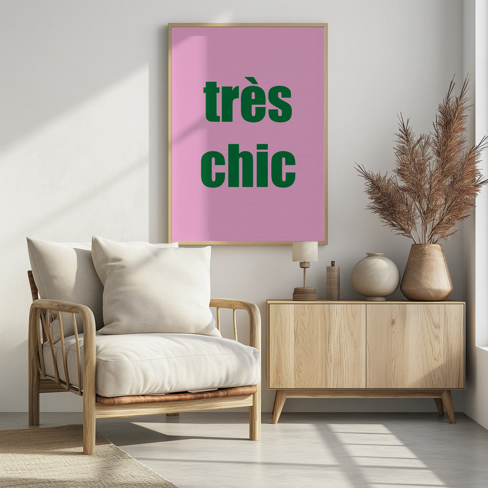 Treschicpinkgreen Ratioiso Poster