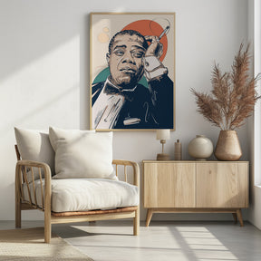 Louis Armstrong Portrait Poster