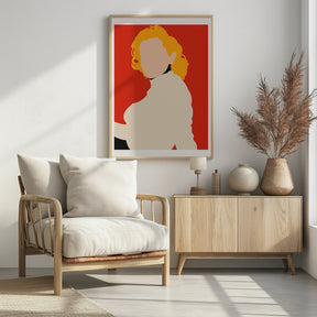 Marilyn Monroe Minimalist Pop Art Poster