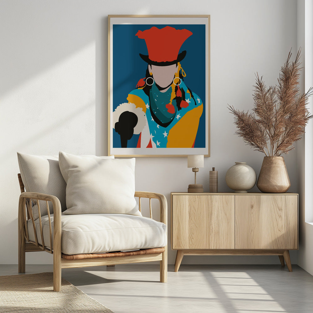 Boy George Minimalist Pop Art Poster
