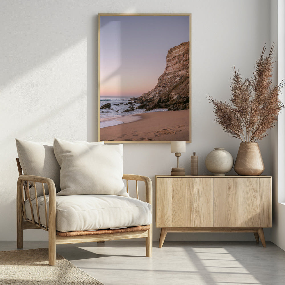 Pastel Portugal Coast Poster