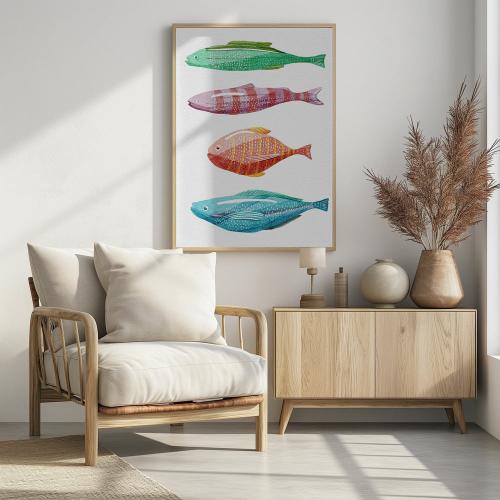 Colorful Fish Poster