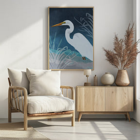 Egret Copy Poster