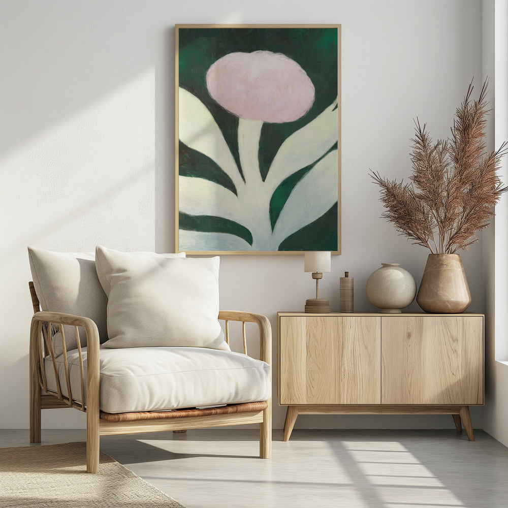 Moon flower Poster