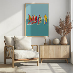 Baltic Sea Windsurfing Poster