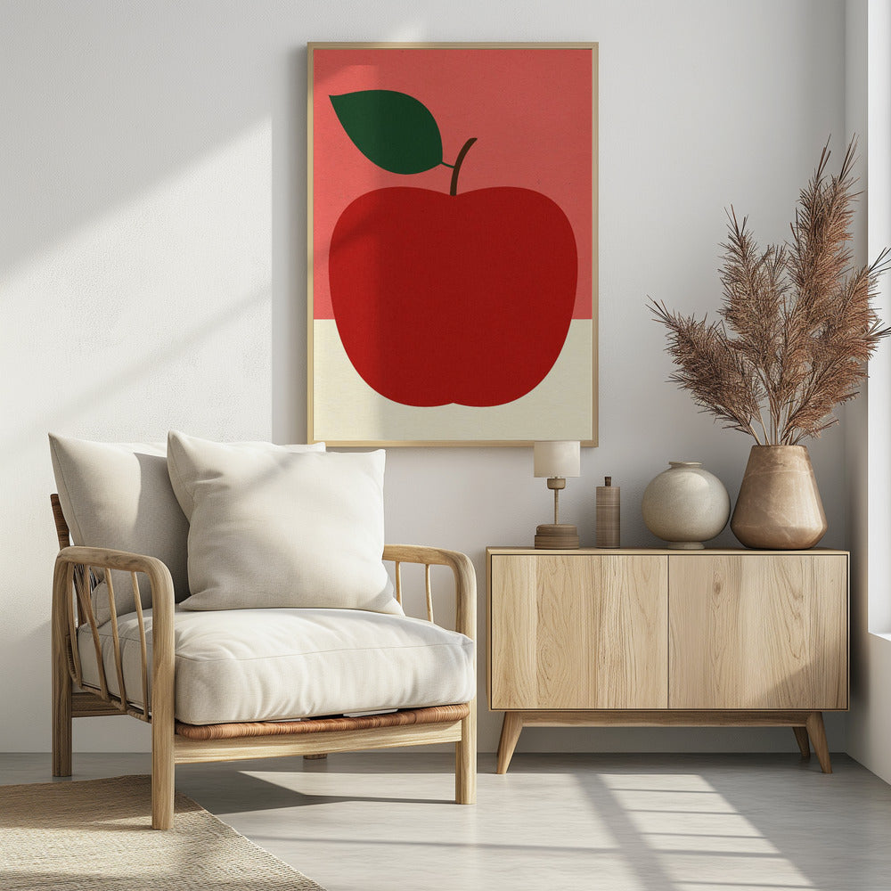 Red Apple Poster