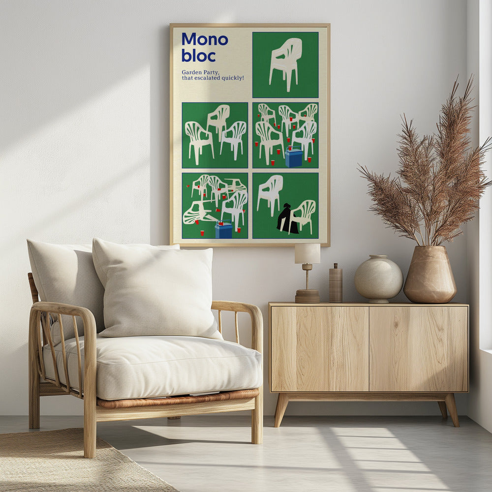 Poster Monobloc Five Squares Poster