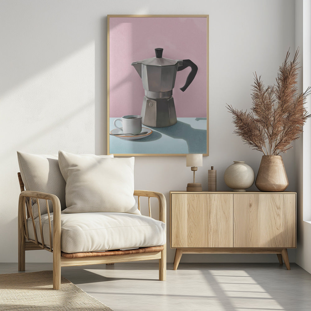 Moka Coffe Pot Poster