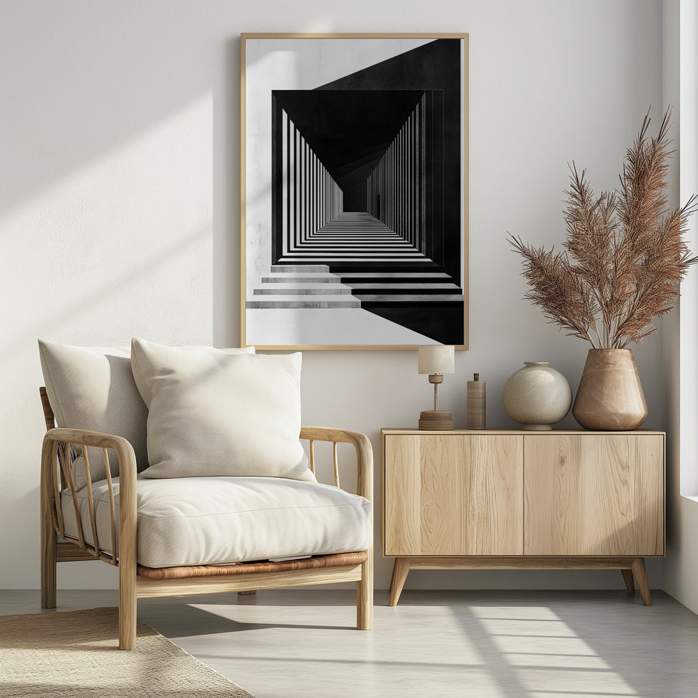 Abstract Hallway Poster