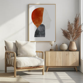 Abstract Minimalist Shapes No 2 Poster