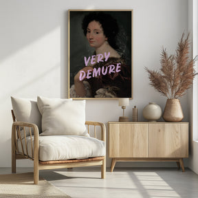 Demure Lady Poster