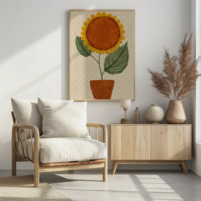 Sunflower Pot Poster