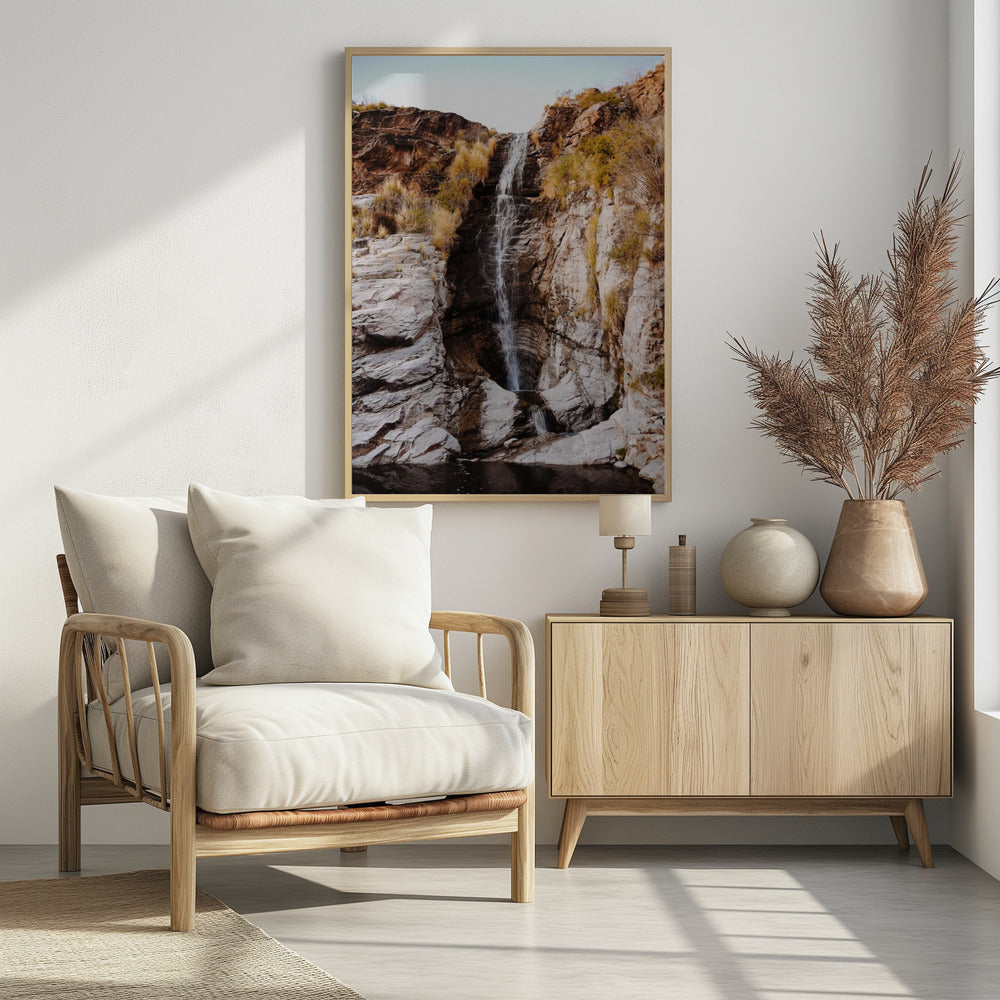 Ventana Canyon Waterfall Poster