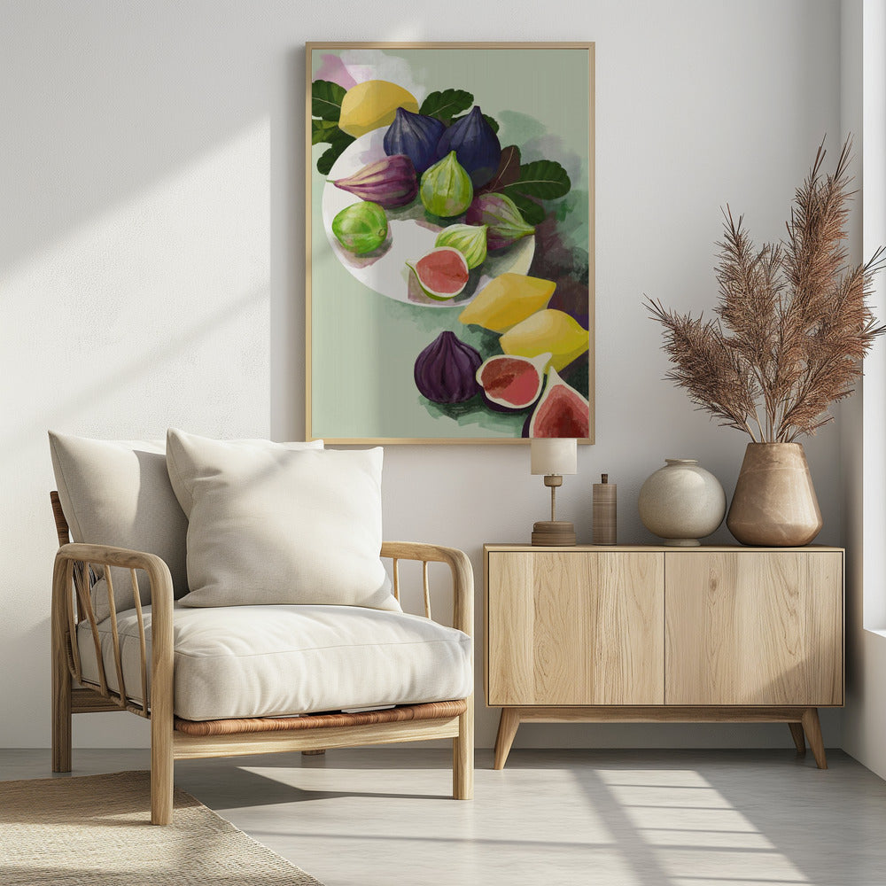 Figs and lemons Poster