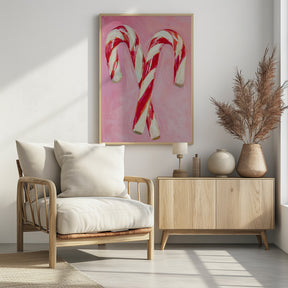 Candy Canes Poster