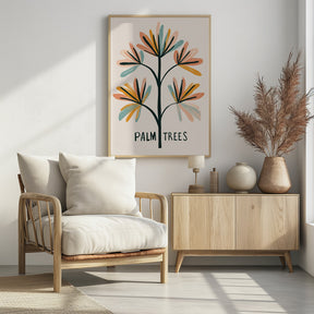 Palm trees no 3 Poster