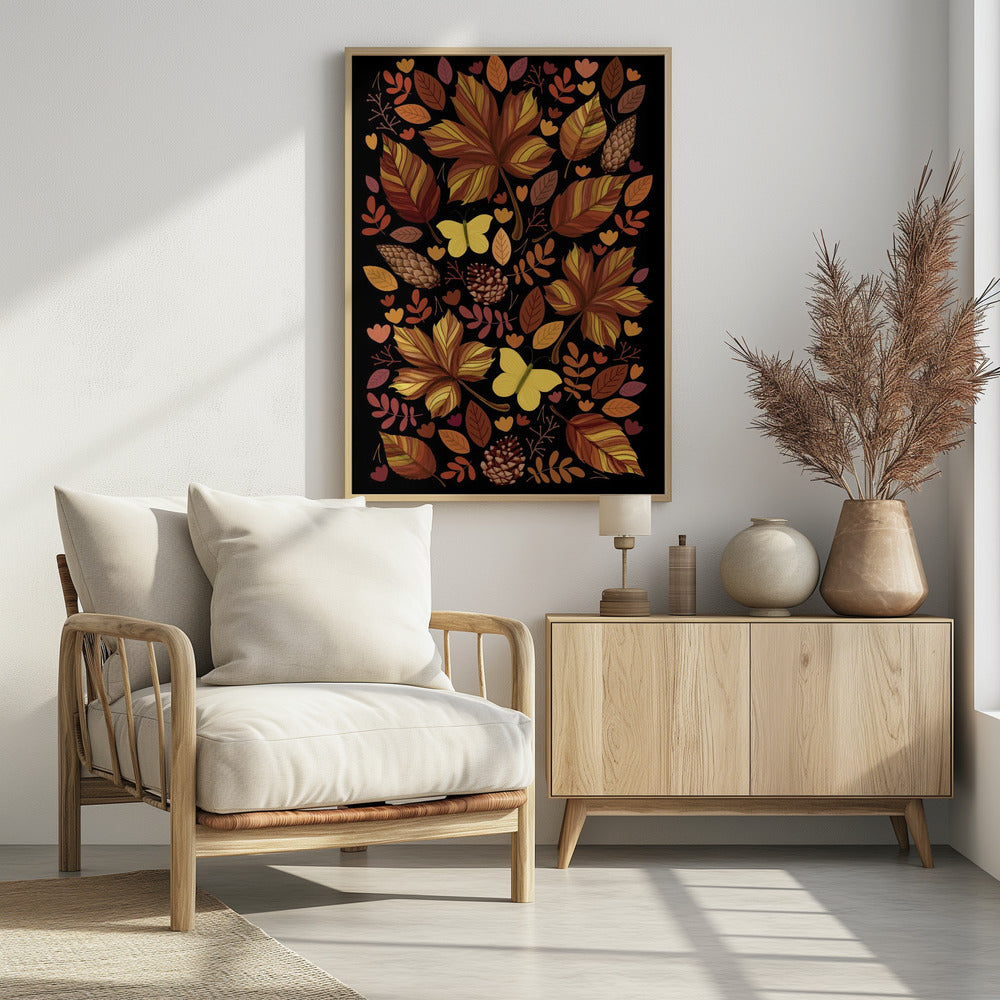 Autumny Black Poster