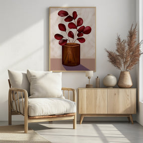 Autumn vase Poster