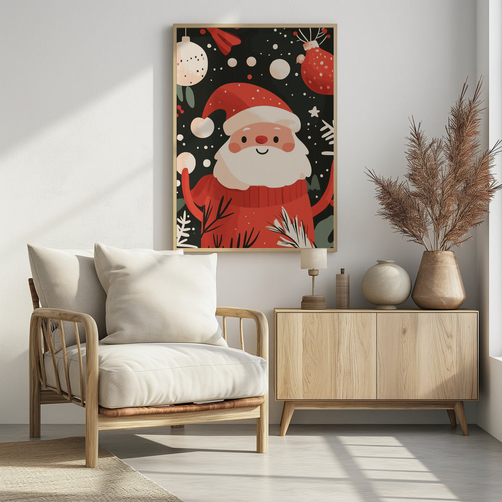 Happy Santa Poster