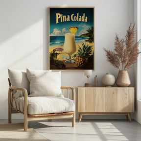 Pina Colada Vintage Poster