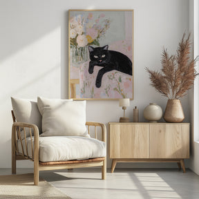 Cat On the Couch Poster