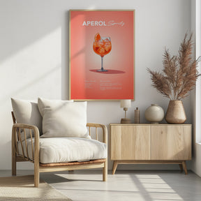 Aperol Spritz Recipe Poster