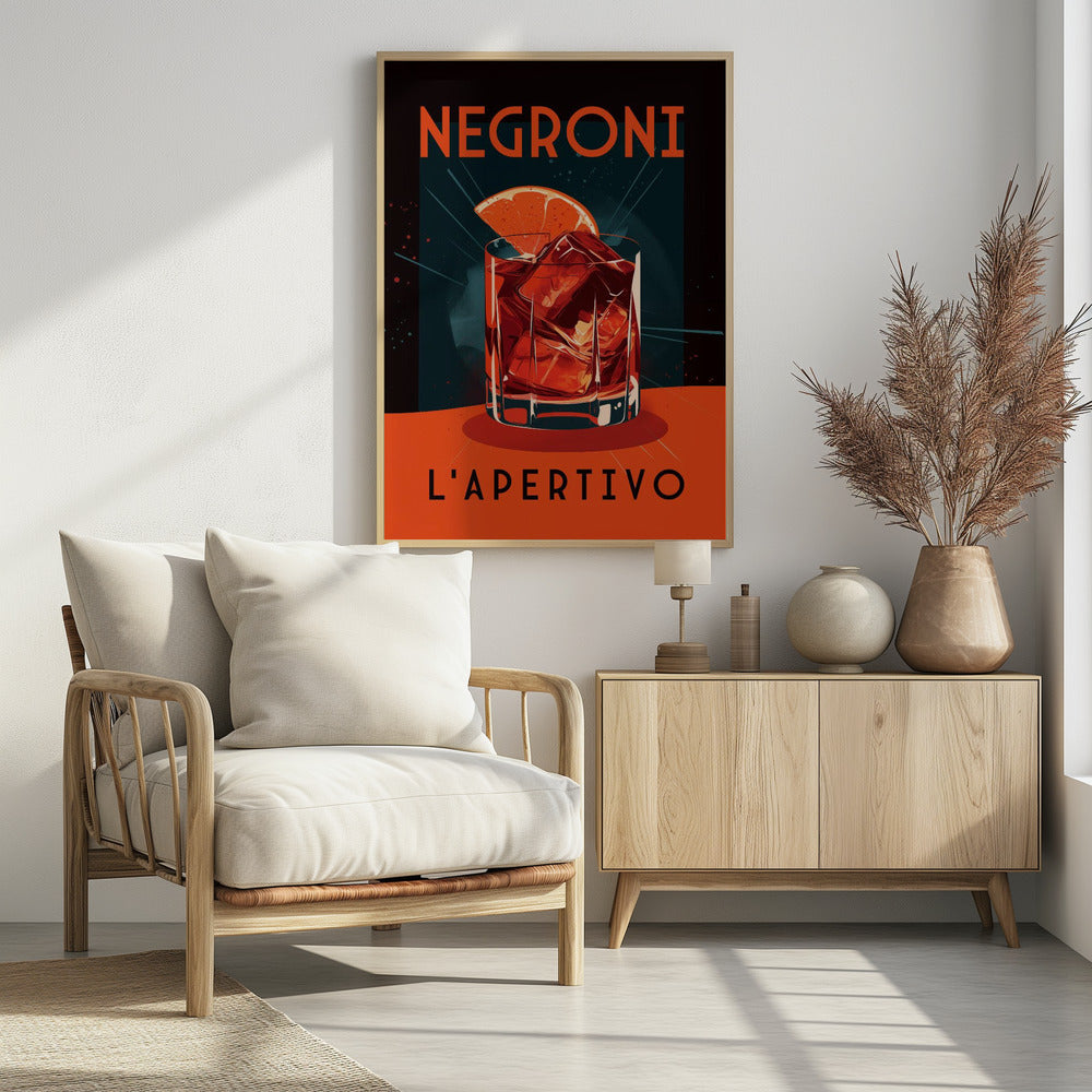 Negroni L&#039; Apertivo Poster