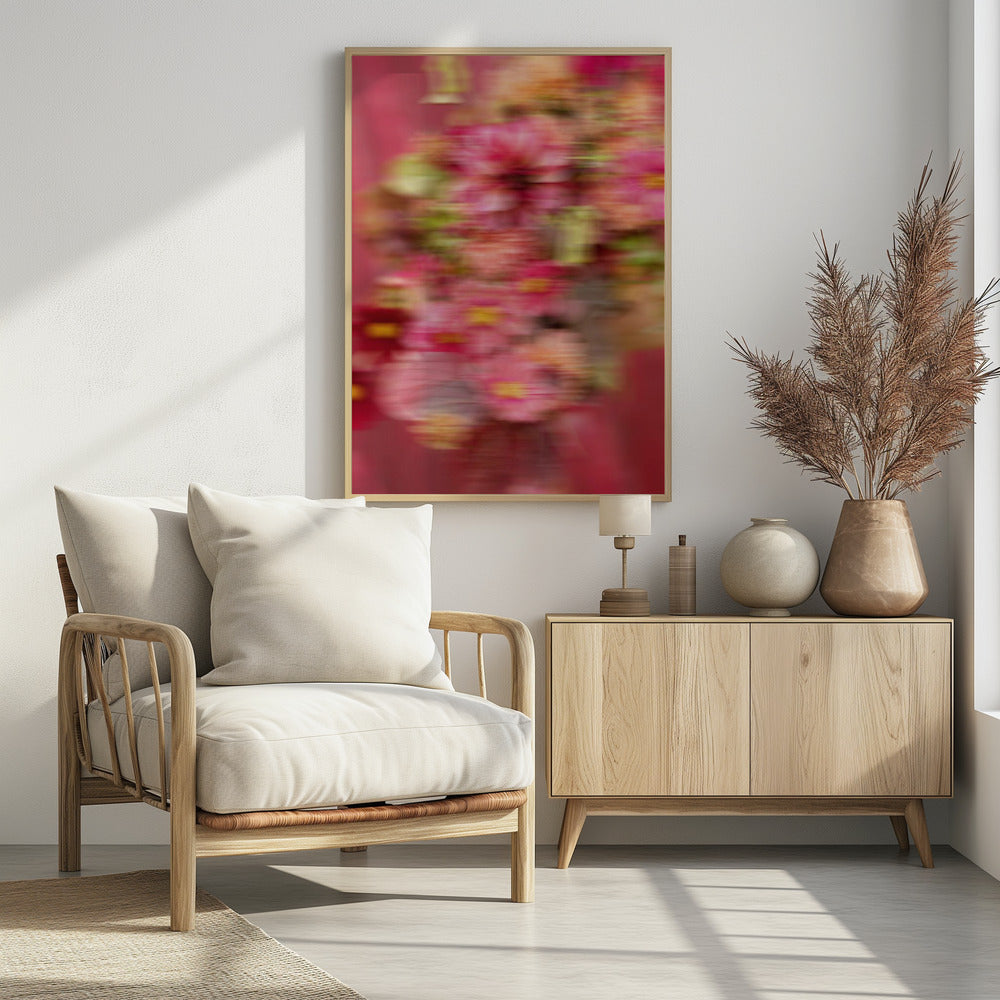 Whimsical Blur | Abstract Floral Motion Photography Poster