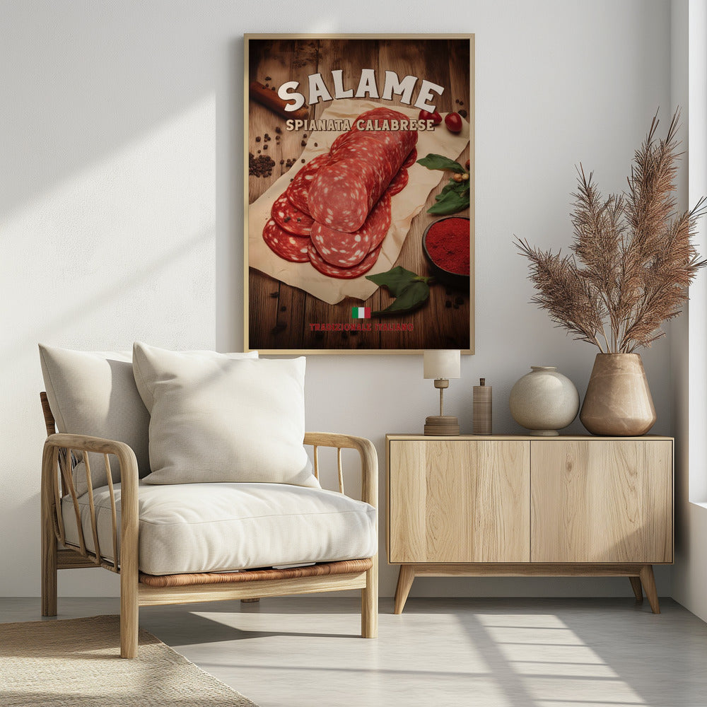 Salame Spianata Calabrese Poster