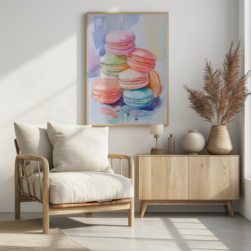 Colorful Macaron Poster