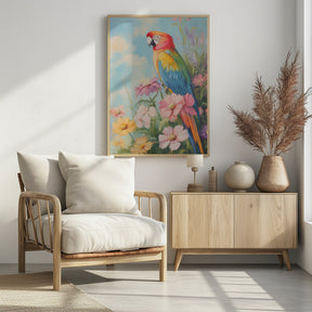 Colorful Parrot Poster